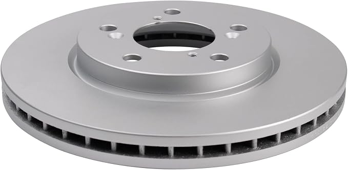 TRQ Front Brake Rotor Set G Coated Vented Compatible with 2005-2010 Honda Odyssey