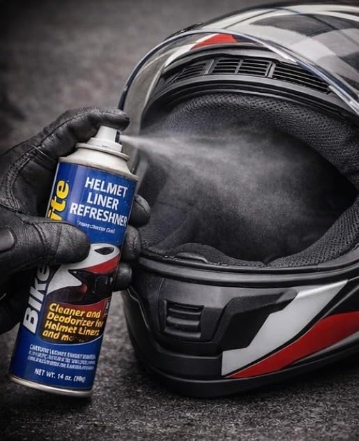 Bike Brite MC19000 Cleaner/Deodorizer, 14 fl. oz. (for Helmet Liners)
