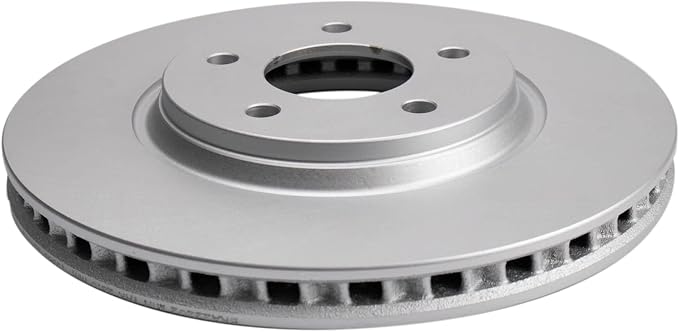 TRQ Front Brake Rotor Set G Coated Vented Compatible with 2005-2008 Chevrolet Cobalt 2008-2010 HHR 2004-2012 Malibu 2007-2009 Pontiac G5 2005-2010 G6 2007-2009 Saturn Aura 2004-2007 Ion