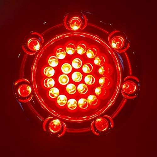Eagle Lights 2 Inch Bullet Rear Infinity Beam LED Turn Signals and Brake Lights with LED Ring Covers for Harley Davidson - Black / 1157 Base