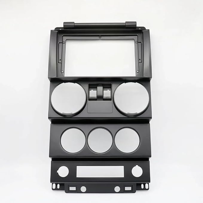 Fits for Jeep Wrangler 2008 2009 2010 2 Doors Car Radio Stereo Fascia Frame Double DIN 9 inch Dash Installation Mounting Kit