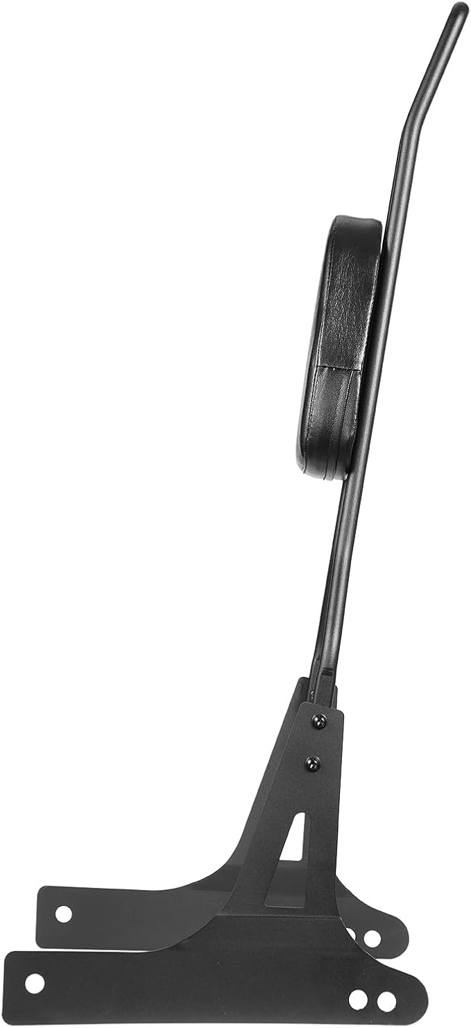 VEVOR Motorcycle Backrest Sissy Bar, Compatible With Harley-Davidson Dyna Street Glide Road Glide Road King, 29 inch Height Detachable Passenger Backrest, For Motorcycles, Black