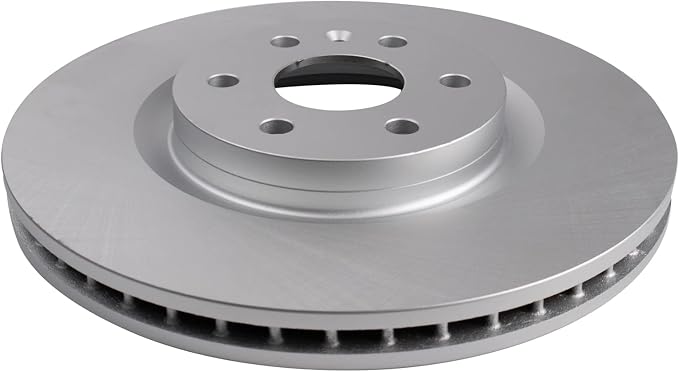 TRQ Front Brake Rotor Set G Coated Vented Compatible with 2010-2016 Cadillac SRX 2011 Saab 9-4X