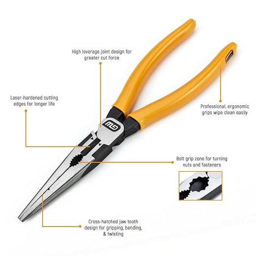 GEARWRENCH 4 Piece Dipped Mixed Material Plier Set - 82203-06