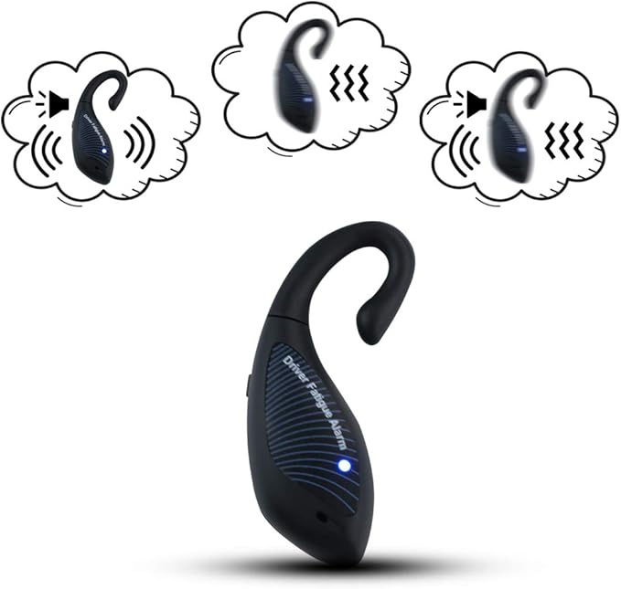LGI Driver Fatigue Alarm 3 in 1 Inside Sleep Alarm for Drivers Security Guards Nap Zapper Alarm Security Car Alarm System Drivers Security Guards Anti Sleep Alarm nap Alert