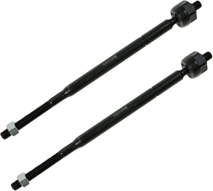 TRQ Front Inner Tie Rod Set 2 Piece Compatible with 2004-2008 Chrysler Pacifica 08-10 Town & Country 08-10 Grand Caravan 09-11 Volkswagen Routan