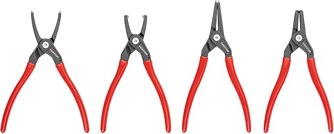 TEKTON 9 Inch Retaining Ring Pliers Set, 4-Piece | PRR90020