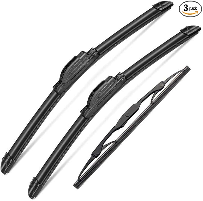 3Pcs Windshield Wiper Blades for Chevy Equinox 2018 2019 2020 2021 2022 2023,Original Equipment Replacement Automotive Windshield Wiper Blades for My Car- 24"/18"/13" (Pack of 3) J- HOOK