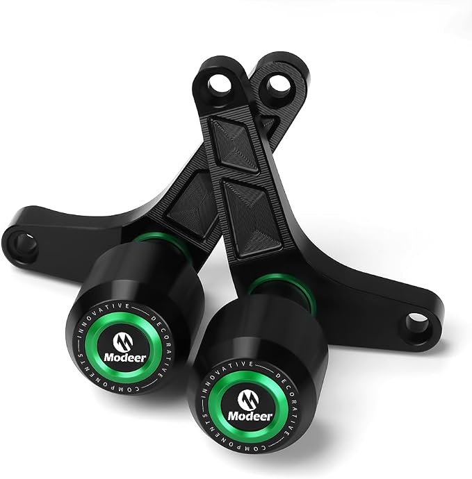 Modeer Motorcycle Frame Sliders Compatible with NINJA 1100SX Ninja 1100 SX 2025+ Falling Protector Crash pads ninja1100sx ninja 1100 sx Accessories (green)