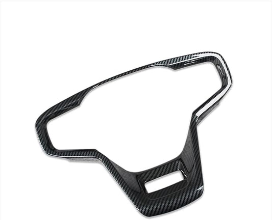 for Ford Bronco 2023 2024 2025 Wheel Steering Trim Panel Cover Trims ABS Carbon Fiber Pattern
