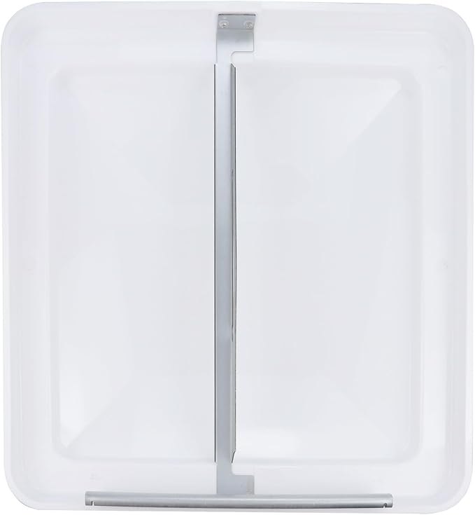 RV Vent Cover 14" Roof Vent Lid for Universal RV, Trailer, Camper, Motorhome Roof Replacement Ceiling Vent Covers, Plastic Square Skylight Cover Liftable, 1 Pack White