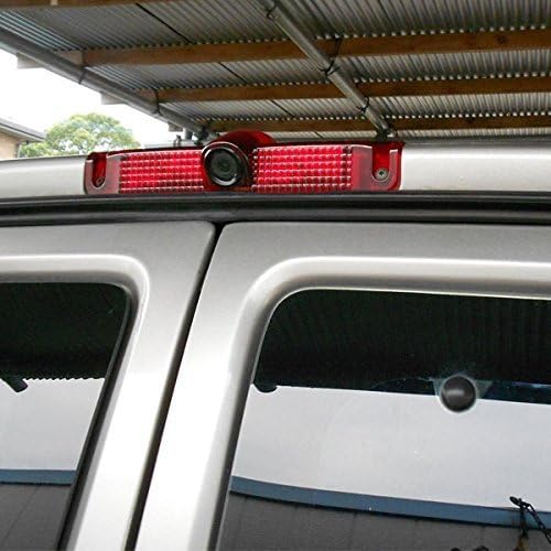 Brake Light Backup Camera for Chevrolet Express Van/GMC Savana Explorer 1500 2500 3500 2003-2019 Car Rear View High Mount Rear Light Lamp Reverse Parking Cargo Camera