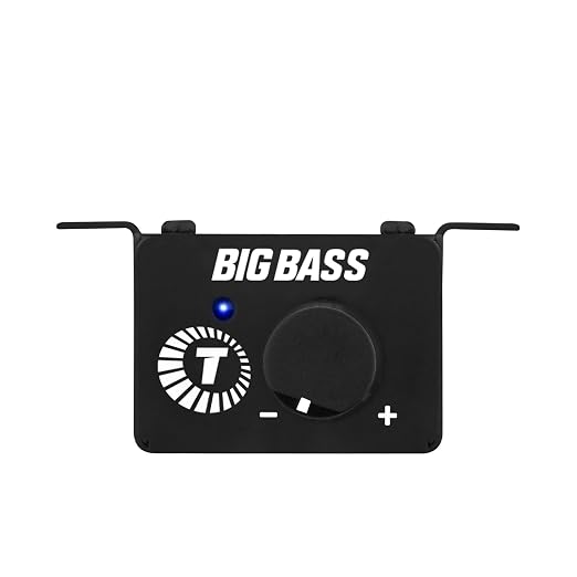 Taramps Big Bass DSP Car Audio Processor Deep Bass Enhancer with Adjustable Frequency and Sweep Controls Subwoofer Impact Booster for Powerful Car Audio Systems