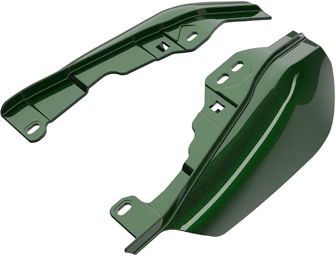 Advanblack 2024 RG Mid Frame Air Deflectors Compatible for Harley Touring Street Glide, Road King, Electra Glide, 2009-2025(Kinetic Green)