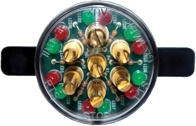 Innovative Products of America (7865L) 7-Way Round Pin Tractor Trailer Circuit Chaser™ for Testing Turn Signals, Hazard Lights, Brake Lights and More