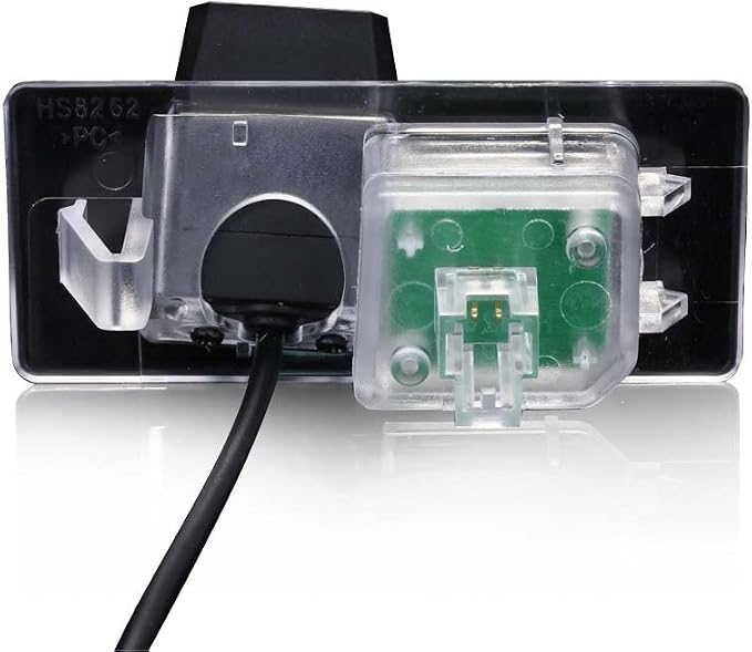 Super Pro HD Waterproof Car Rear View Backup License Plate Light Camera Night Vision, Replacement for Audi A4L A6L A1 A7 S3 Q3 Q5 TT Skoda Superb Derivative Golf VI 6 Variant 2010/Golf Puls 2012
