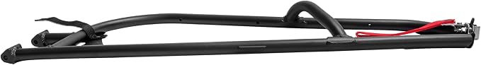 ALMULOO Passenger Side Upper Door Frame Compatible with Can-Am Maverick X3 XRS X3 RS RR 2017-2024, Aluminum Front Right Door Frame Replacement, Powder-Coated Black (2 & 4 Door Models)