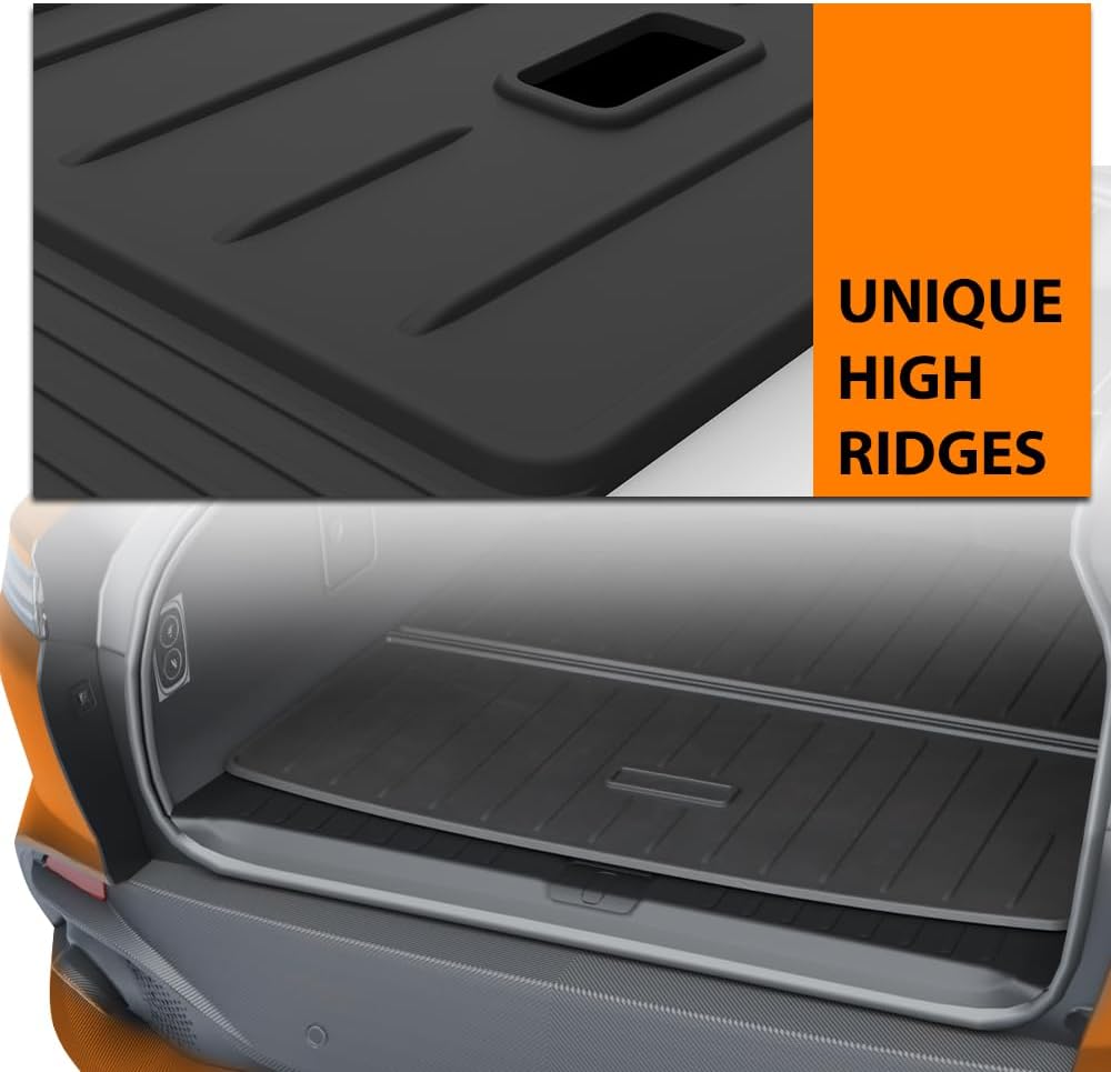 G-PLUS Floor Mats Trunk Mat Fit for Mazda CX-50 2023 2024 2025 w/Seat Back Protection TPE Custom Fit All Weather Full Cover Protection 3 Piece,Black