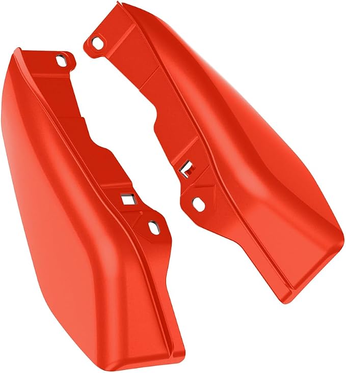 Color - Matched Mid Frame Air Deflectors Heat Shield, Perfectly Fit for Harley Touring Models 2009-2026 Legendary Orange