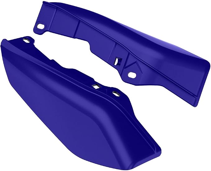 Color - Matched Mid Frame Air Deflectors Heat Shield, Perfectly Fit for Harley Touring Models 2009-2026 Blue Streak