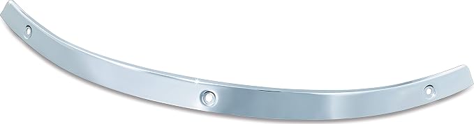 Kuryakyn 1387 Motorcycle Accessory: Smooth Windshield Trim for 2014-19 Harley-Davidson Motorcycles, Chrome