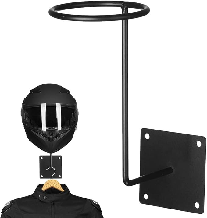 ILM Helmet Holder Rack Hook Helmts Stand Wall Mount Jacket Hanger Motorcycle Accessories