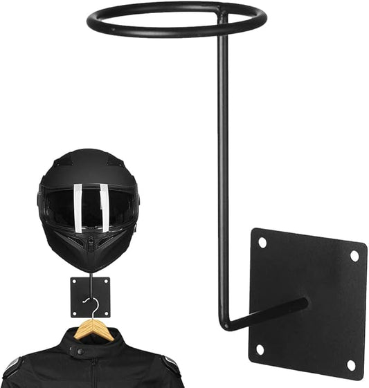 ILM Helmet Holder Rack Hook Helmts Stand Wall Mount Jacket Hanger Motorcycle Accessories
