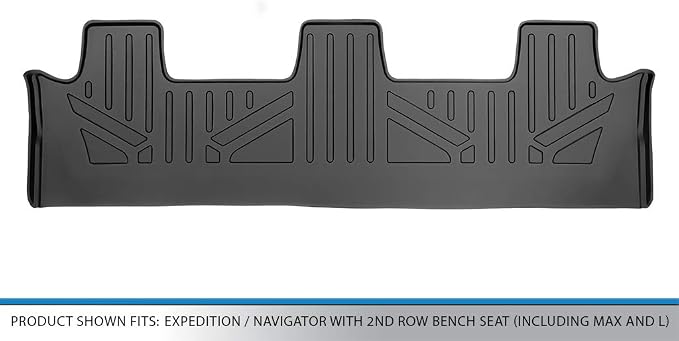 SMARTLINER Floor Mats 3rd Row Liner Compatible with 2018-2025 Ford Expedition