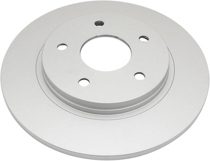 TRQ Rear Brake Rotor Set G Coated Solid Compatible with 2008-2016 Chrysler Town and Country 2008-2016 Dodge Grand Caravan 2009-2013 Journey 2012-2015 Ram C/V 2009-2014 Volkswagen Routan