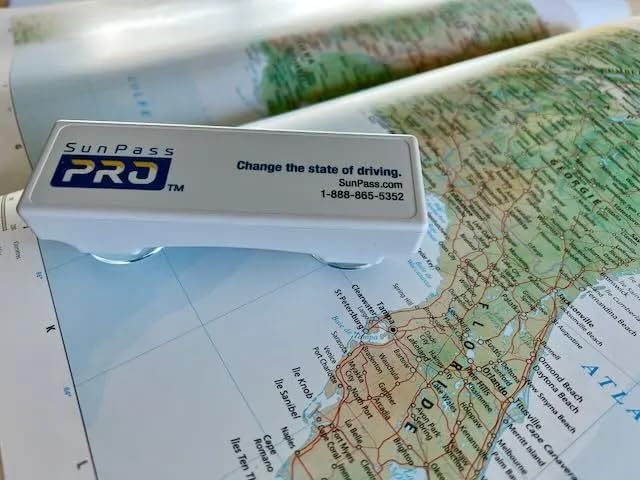 Sun Pass Pro Universal Toll Transponder – Prepaid Electronic Pass for Florida & 21 Additional States (PRO)