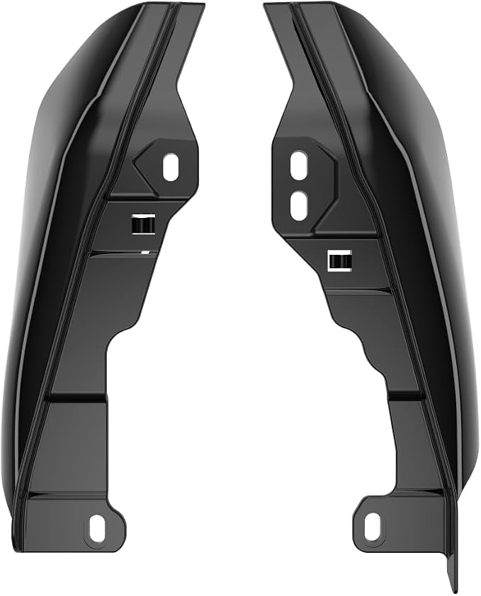 Advanblack 2025 RG Mid Frame Air Deflectors Compatible for Harley Touring Street Glide, Road King, Electra Glide, 2009-2025 (Midnight Firestorm)