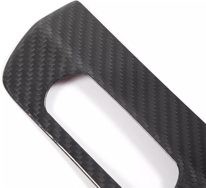 Auto Headlight Switch Button Panel Cover Trim，Compatible with forChevrole-t Corvette C8 Stingray Z06 Z51 2020 2021 2022 2023 2024 HUD Head-up Display Switch Trim Real Carbon Fiber (Carbon Fiber)
