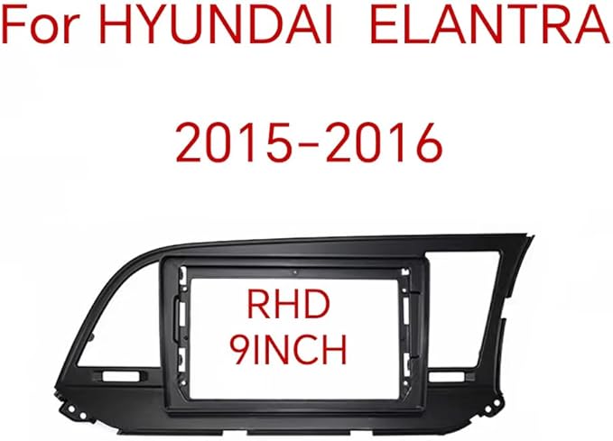 9Inch 2Din Installation Dash Kit Fits for Hyundai Elantra 2016-2019 Aftermarket Android Car Radio Stereo Mounting Fascia Panel