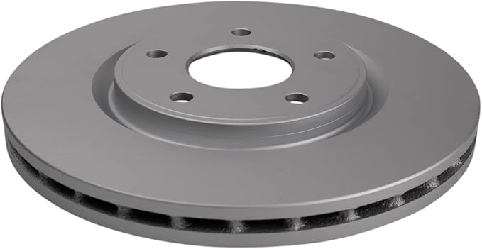 TRQ Front Brake Rotor Set Compatible with 12-19 Chrysler 11-20 Dodge 13-15 Ram