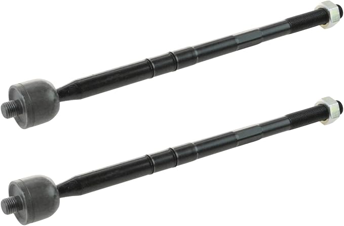 TRQ Front Inner Tie Rod Set 2 Piece Compatible with 1995-2000 Ford Contour 95-02 Mercury Mystique 99-02 Cougar