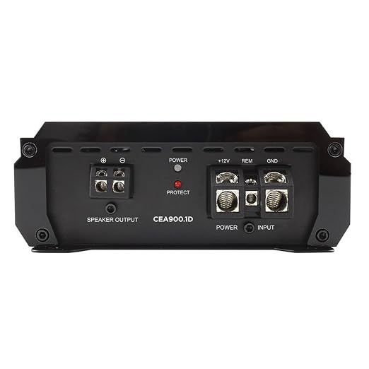 Orion Cobalt Elite CEA900.1D Class-D Monoblock Compact Car Subwoofer Amplifier, 900W RMS, 1/2/4 Ohm Stable, Adjustable Low Pass & Subsonic Filter, Bass Boost, MOSFET Power Supply, Bass Knob Included