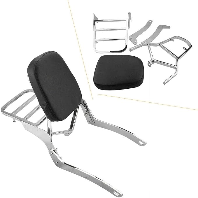 Popular Sissy Bar Backrest Fit For Yamaha Virago XV 250 XV 125 1989-2019, Yamaha XV250 Yamaha XV125 Back Rest
