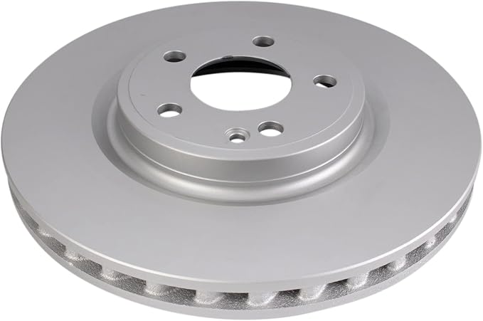 TRQ Front Brake Rotor Set G Coated Vented Compatible with 2017-2019 Infiniti QX30 2014-2019 Mercedes-Benz CLA250 2015-2020 GLA250