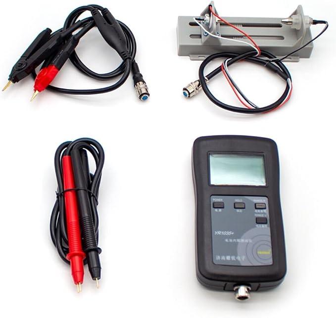 4 Line YR1035 Battery Internal Resistance Test Meter | 4-Wire High Precision Battery Tester, Simultaneously Measure Internal Resistance & Voltage for Lithium & Lead Acid