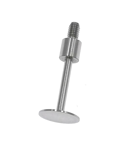 SUXING Flat Contact Points for Dial Indicator Depth 0.5mm Thickness 10 mm Diameter 4-48 UNF Thread 20 mm Length(4-48UNF D10L20)