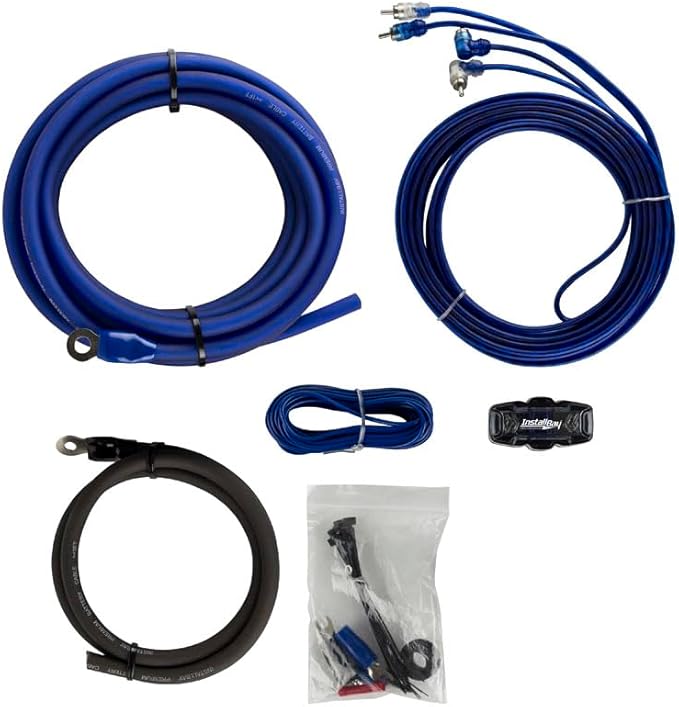 Install Bay 4 Gauge 1600 Watt Value AMP Kit Complete