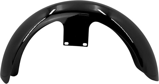 Front Fender 19'' 21'' 23'' Wheel Wrap Fit For Harley Touring Street Glide Road King Electra Glide Baggers (120/R19 Gloss Black)