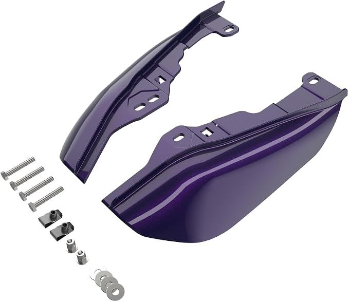 Advanblack 2025 RG Mid Frame Air Deflectors Compatible for Harley Touring Street Glide, Road King, Electra Glide, 2009-2025 (Mystic Shift)