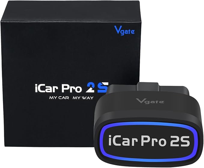 Vgate iCar Pro 2S Bluetooth OBD2 Scanner Fixd Car Diagnostic Tool Code Reader for Android & iOS & Windows, Black