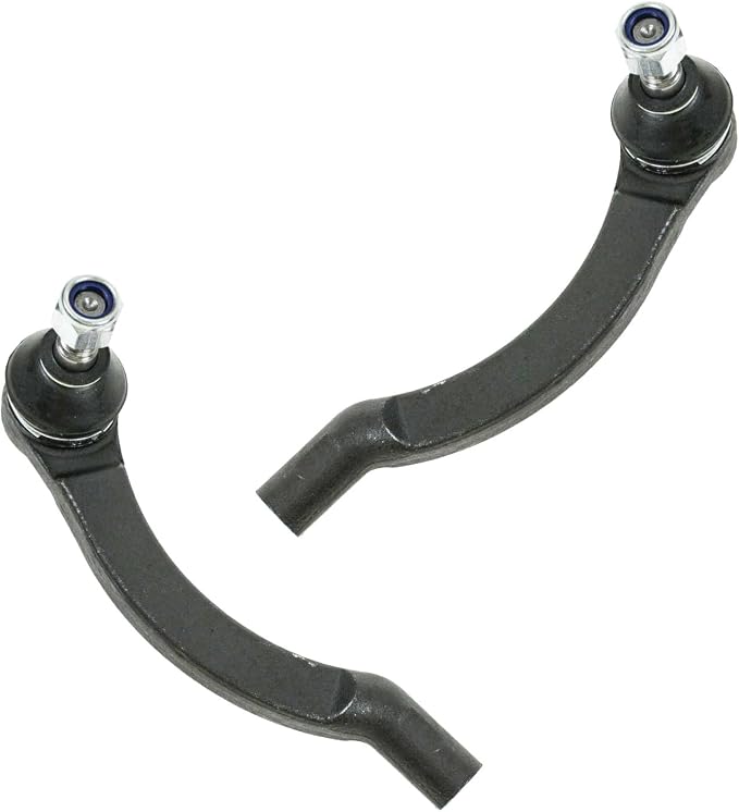 TRQ Front Outer Tie Rod Set 2 Piece Compatible with 1993-1997 Volvo 850 95-97 960 98-04 C70 98-00 S70 97-98 S90 98-00 V70 97-98 V90