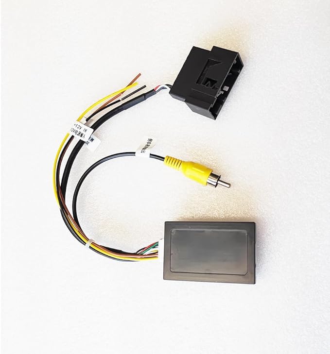 26Pin RGB to CVBS (RCA) AV Signal Reverse Camera Adapter Can Bus Decoder Compatible for VW Passat CC Tiguan w/Original OEM RGB Rearview Backup Camera