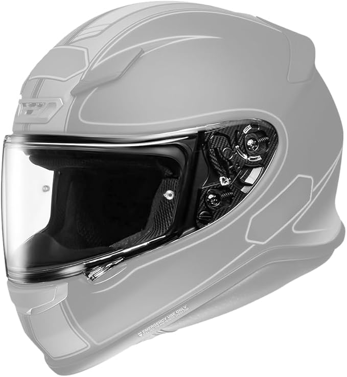 Full Face Motorcycle Helmet Photochromic Visor Compatible with Shoei RF-1200, X-14, Z-7,NXR and RF-SR Helmets,Replacement Helmet Face Shield Transition Lens Clear-to-Light Grey Self-Tinting in The Sun