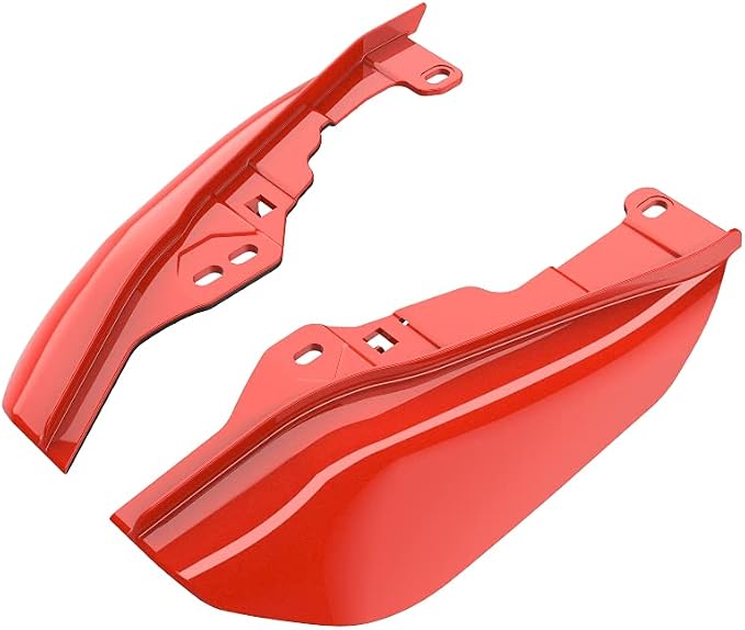Advanblack 2024 RG Mid Frame Air Deflectors Compatible for Harley Touring Street Glide, Road King, Electra Glide, 2009-2025(Laguna Orange)