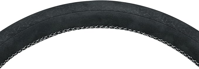 MEWANT Hand Stitch 3D Style Steering Wheel Protector Wrap Cover for GMC Sierra 1500 2019-2023/Sierra 1500 Limited 2022/Sierra 2500 2020-2024/Sierra 3500 2020-2024/Yukon 2021-2023