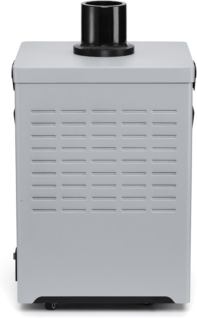 Genmitsu MD13 Smoke Purifier for Genmitsu L8, Fume Extractor with Four Layer Filtration 99.97% Purification Rate, LED Interface Function, Portable Wheels Smoke Absorber for Soldering Stations